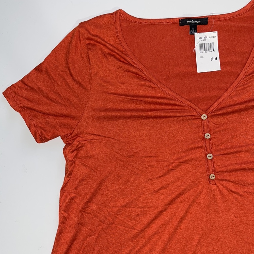 Ambiance V-Neck Short Sleeve Shirt Bundle | Light Weight & Stretchy | 2 for 1 - Picture 4 of 11